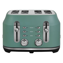 Load image into Gallery viewer, Rangemaster Classic 4 Slice Toaster Mineral Green