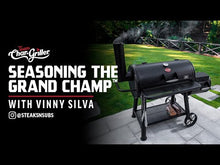 Load and play video in Gallery viewer, Char-Griller® Grand Champ™ Offset Smoker & Grill