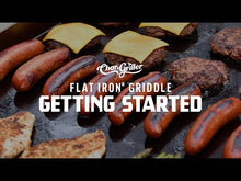 Load and play video in Gallery viewer, New! Char-Griller Flat Iron® Premium Gas Griddle