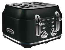 Load image into Gallery viewer, Rangemaster Classic 4 Slice Toaster Black