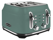 Load image into Gallery viewer, Rangemaster Classic 4 Slice Toaster Mineral Green

