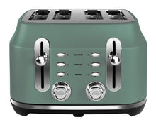 Load image into Gallery viewer, Rangemaster Classic 4 Slice Toaster Mineral Green
