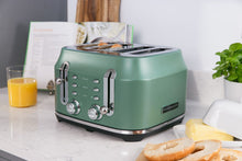 Load image into Gallery viewer, Rangemaster Classic 4 Slice Toaster Mineral Green
