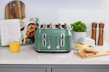 Load image into Gallery viewer, Rangemaster Classic 4 Slice Toaster Mineral Green
