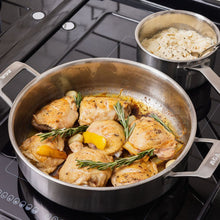 Load image into Gallery viewer, AGA 5-Ply Stainless Steel 28cm Serving Pan
