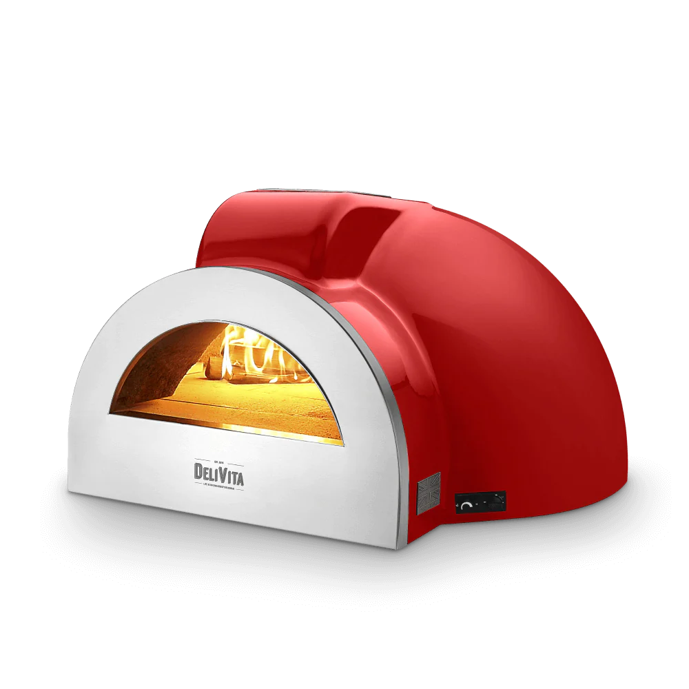 DeliVita Pro Dual Fuel Oven Chilly Red