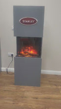 Load and play video in Gallery viewer, Stanley ARGON Electric Cube Stove, Insert or Wall Hung
