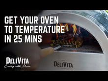 Load and play video in Gallery viewer, DeliVita Wood-Fired Oven Orange Blaze with Starter Pack
