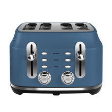 Load image into Gallery viewer, Rangemaster Classic 4 Slice Toaster Stone Blue
