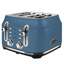 Load image into Gallery viewer, Rangemaster Classic 4 Slice Toaster Stone Blue
