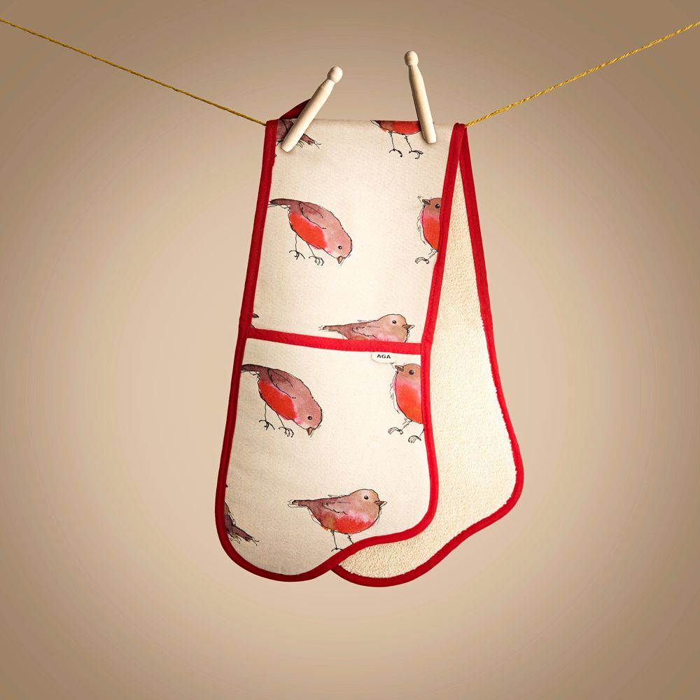 AGA Garden Robin Double Oven Glove