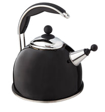 Load image into Gallery viewer, AGA Gloss Black Whistling Kettle
