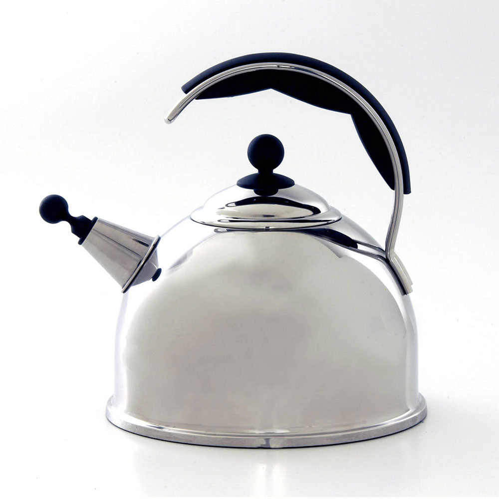 AGA Polished Stainless Steel Whistling Kettle