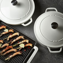 Load image into Gallery viewer, AGA Cast Iron 16cm Casserole White
