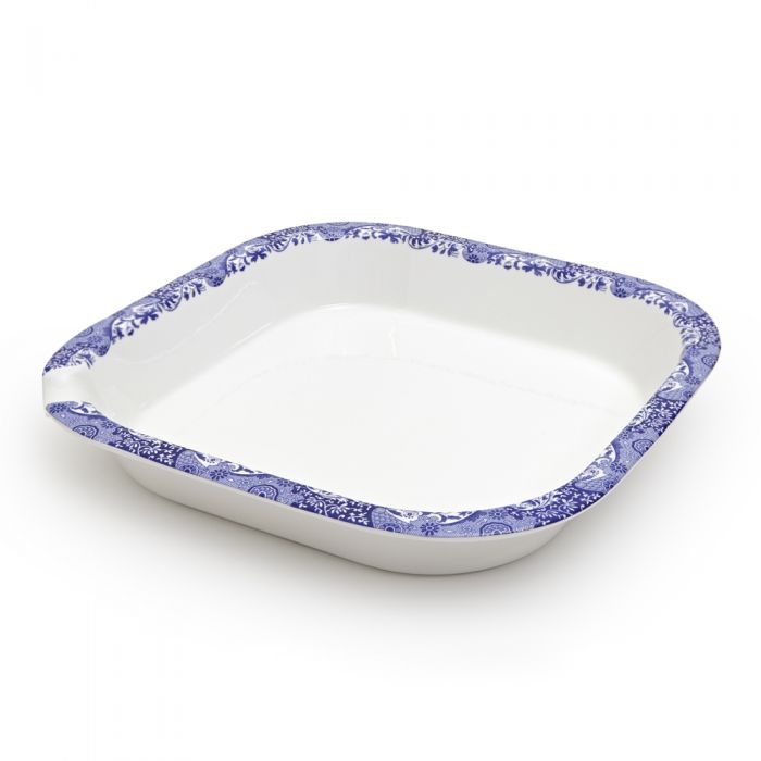 Blue Italian Spode for AGA Roaster with Pouring Lip