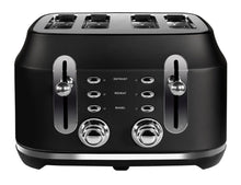 Load image into Gallery viewer, Rangemaster Classic 4 Slice Toaster Black

