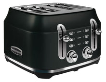 Load image into Gallery viewer, Rangemaster Classic 4 Slice Toaster Black
