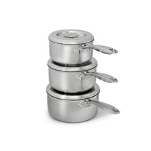 Load image into Gallery viewer, AGA Stainless Steel Non-Stick Saucepan Set
