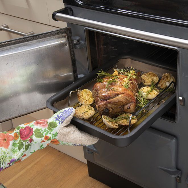 Full Size Hard Anodised Deep AGA Roasting Tin AGA Cookware WaterfordStanley