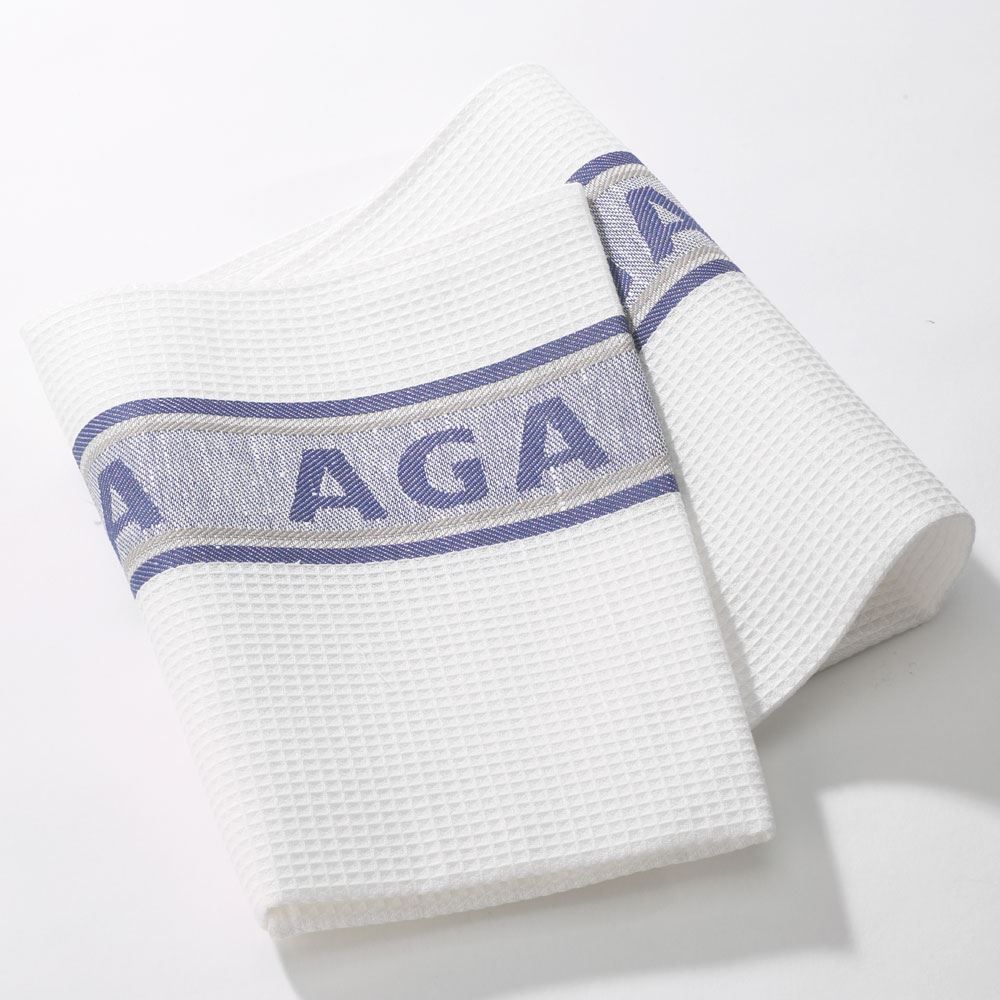 Blue AGA Tea Towels